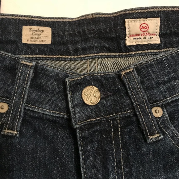 AG Adriano Goldschmied Tomboy Crop | Size 26R - Picture 4 of 6